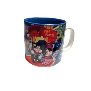 Vintage 1987 Disney Mickey & Minnie Mouse Club Daisy MGM Studios Coffee Mug